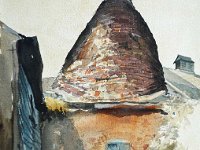 Malting Cowl in Cameron's Yard, Crib Street - dated 1 Sept. 1972